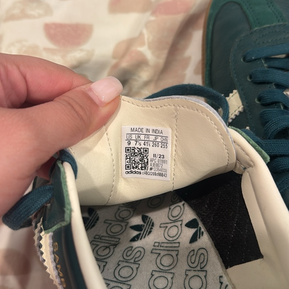 adidas Samba OG Collegiate Green Sneakers - Picture 9 of 9